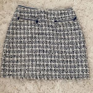 tweed mini skirt